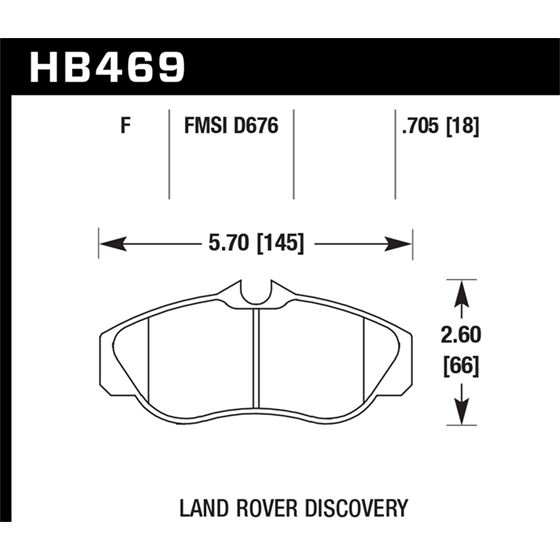 Hawk Performance HPS Brake Pads (HB469F.705)