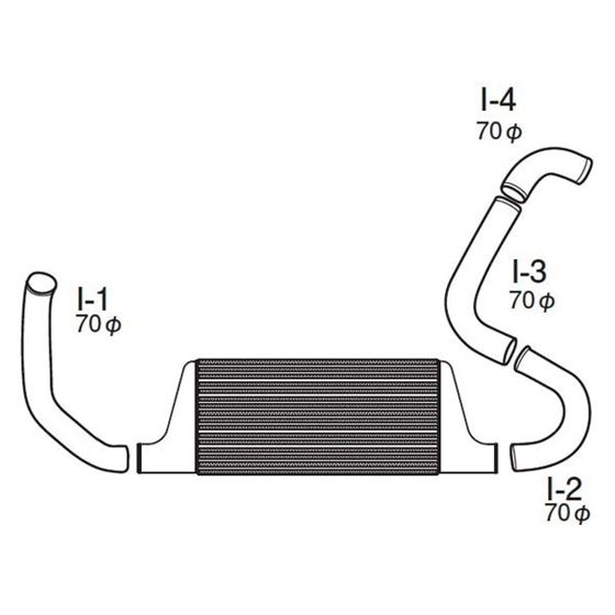 GReddyB? 12010211 - Trust Intercooler Kit