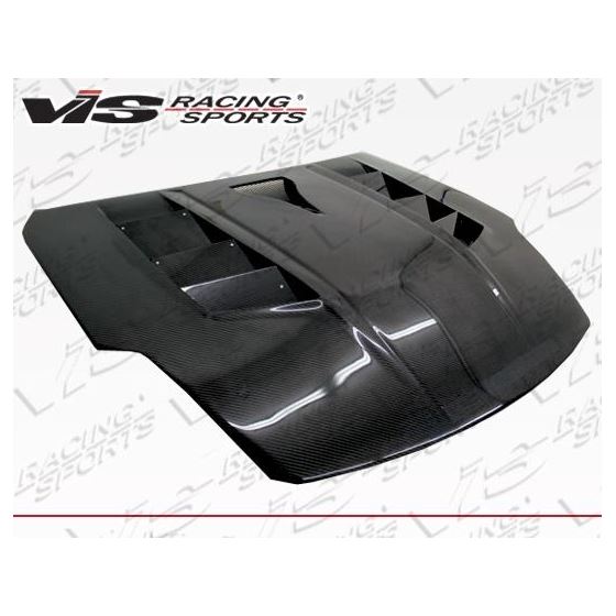 VIS Racing Sniper Style Black Carbon Fiber Hood