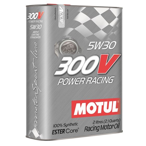 Motul 300V 5W30 Power Racing 100% Synthetic Ester Motor Oil 2L