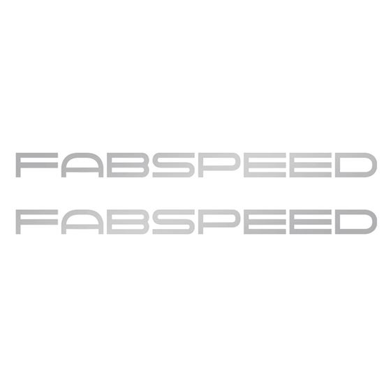 Fabspeed Motorsport Die-Cut Decals (FS.DECSET.WHT)