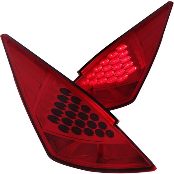 ANZO 2003-2005 Nissan 350Z LED Taillights Red (321
