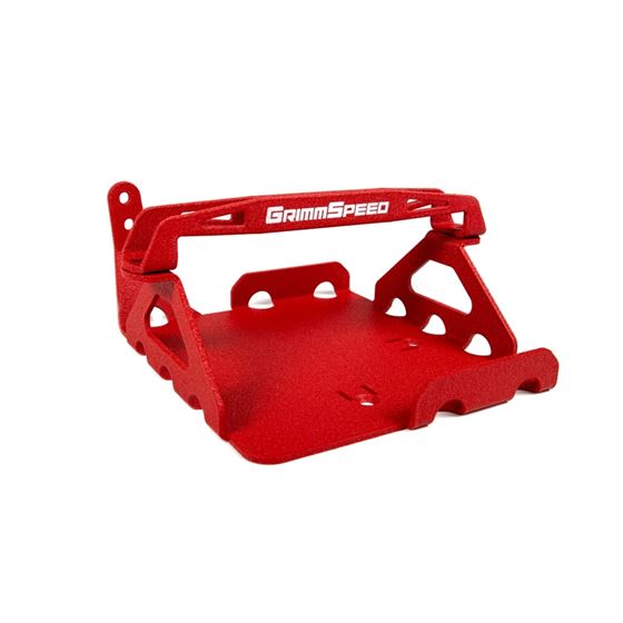 GrimmSpeed Lightweight Battery Mount Kit RED - S-3