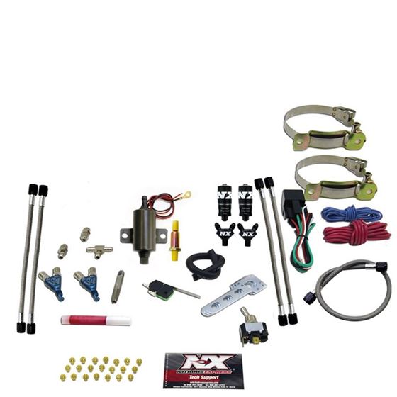 Nitrous Express 2 Cyl Piranha Nitrous Kit w/o Bott