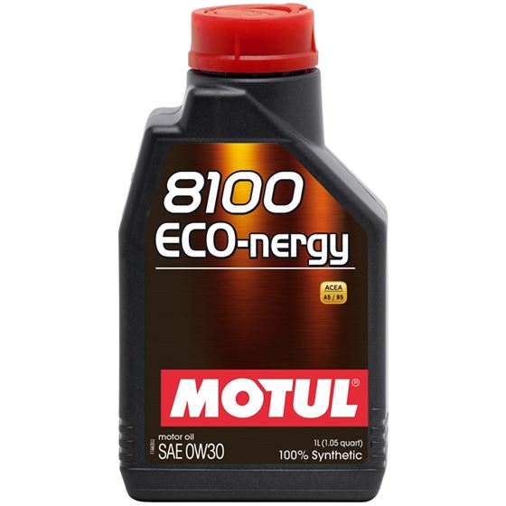 Motul 8100 ECO-NERGY 0W30 1L Synthetic Engine Oil