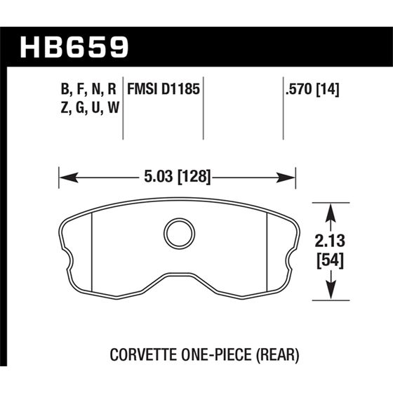 Hawk Performance DTC-30 Brake Pads (HB659W.570)