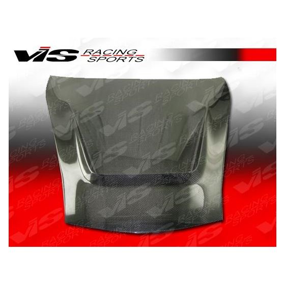 VIS Racing G Tech Style Black Carbon Fiber Hood