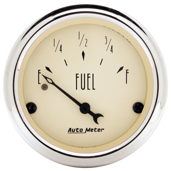 AutoMeter 2-1/16 inch Antique Beige Fuel Level Gau