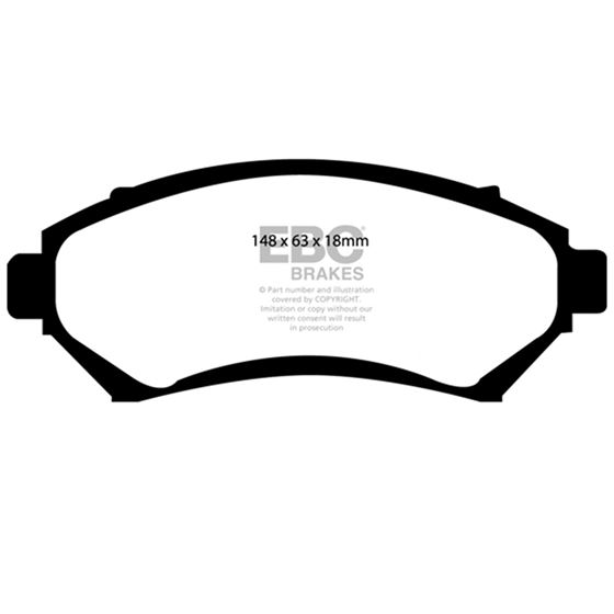 EBC Greenstuff 2000 Series Sport Brake Pads (DP-3