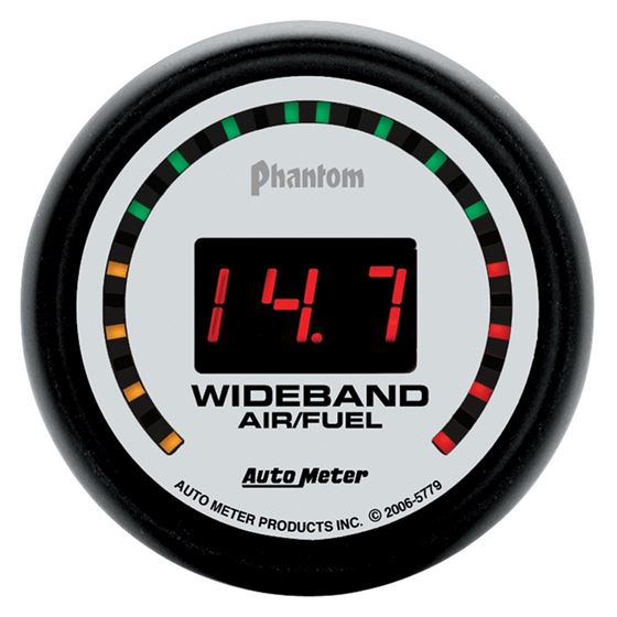 AutoMeter Phantom 52mm Digital 10:1-17:1 Street Wi
