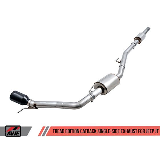 AWE Tread Edition Catback Single-Side Exhaust for