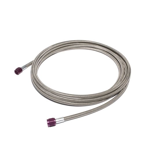 ZEX 18(ft) Long -4AN Braided Hose with Purple Ends