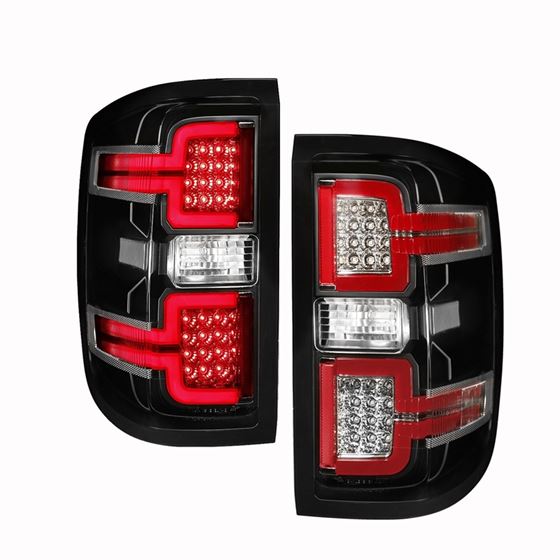 Anzo LED Taillights Black Lens; Pair (311289)