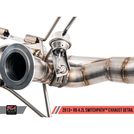 AWE SwitchPath Exhaust for Audi R8 4.2L Coupe (-3