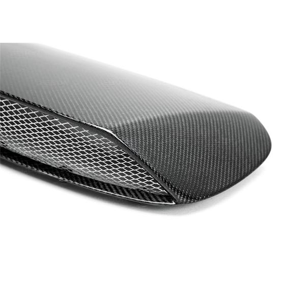 Seibon STI-style carbon fiber hood scoop for 200-3