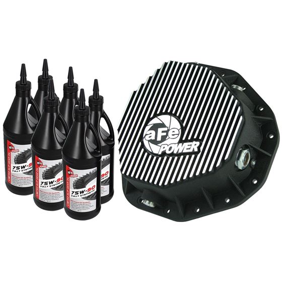 aFe Pro Series Rear Differential Cover Kit Black w