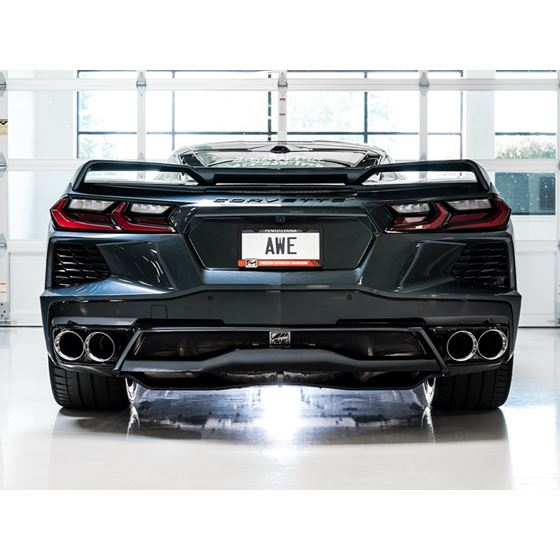 AWE Touring Edition Exhaust for C8 Corvette - C-3