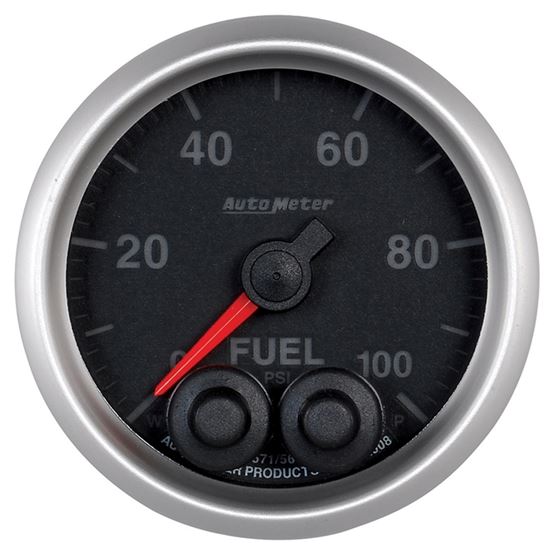 AutoMeter Elite 52mm 0-100 PSI Fuel Pressure Peak