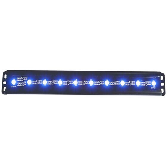 ANZO Universal 12in Slimline LED Light Bar (Blue)