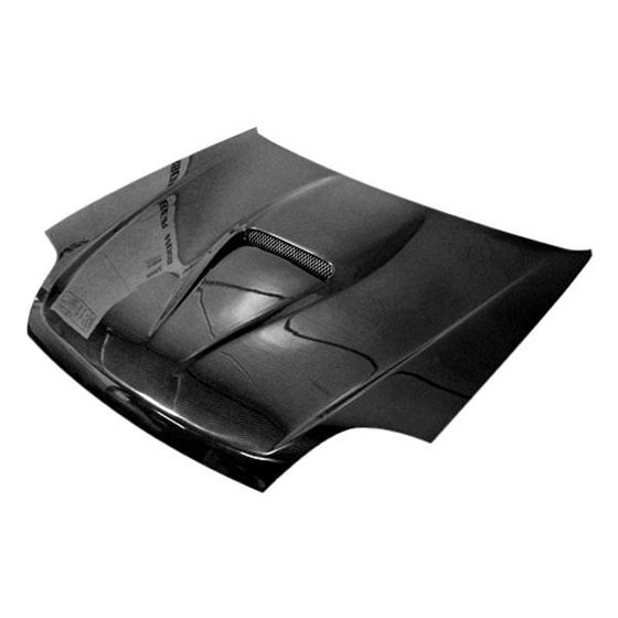 VIS Racing DV Style Black Carbon Fiber Hood-3