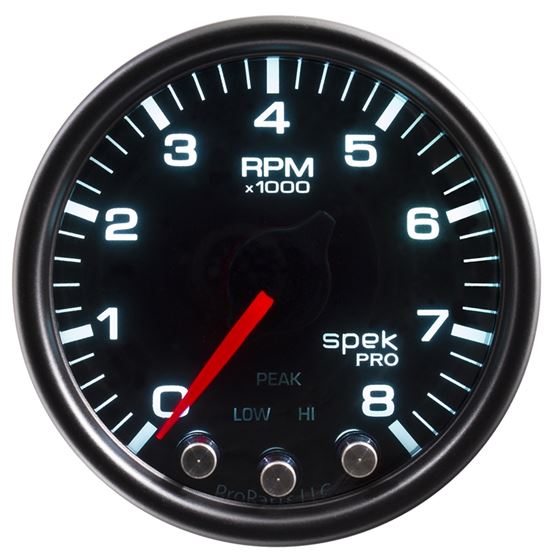 AutoMeter Spek-Pro Gauge Tach 2 1/16in 8K Rpm W/ S