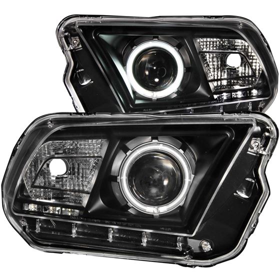 ANZO 2010-2014 Ford Mustang Projector Headlights w