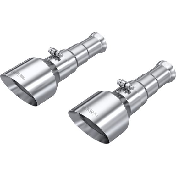 MBRP 5in. OD Dual Wall Angle Cut Exhaust Tips, Sol