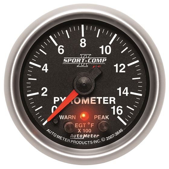 AutoMeter Sport-Comp II Full Sweep Electronic EGT/