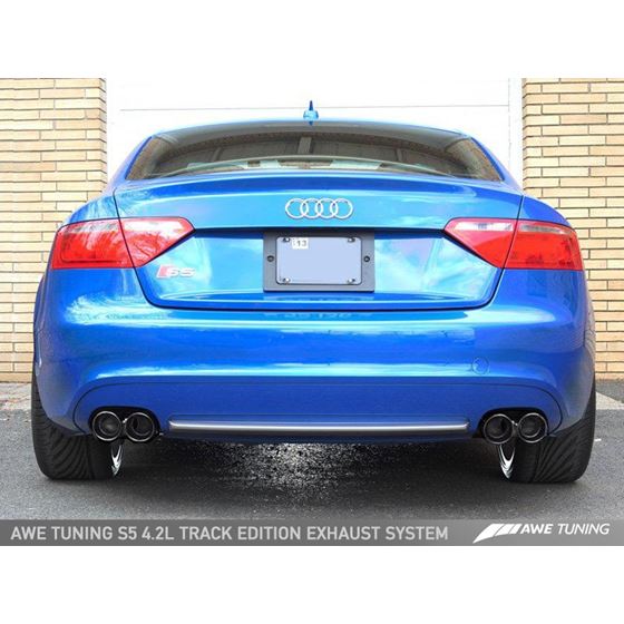 AWE Track Edition Exhaust System for B8 S5 4.2L-3