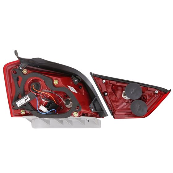 Anzo Tail Light Assembly; LED; Red/Clear Lens; P-3