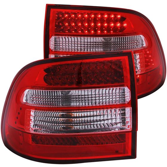 ANZO 2003-2006 Porsche Cayenne LED Taillights Red/
