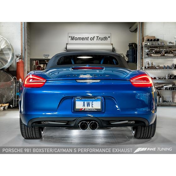 AWE Performance Exhaust System for Porsche 981-3