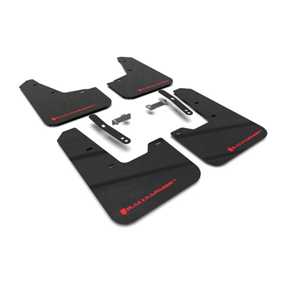 Rally Armor Black Mud Flap/Red Logo for 2023+ KIA