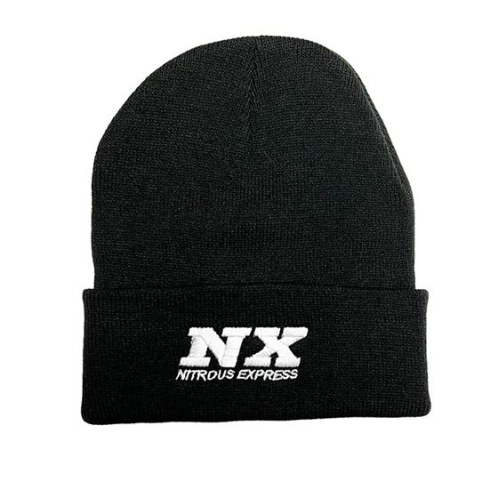 Nitrous Express NX Beanie Black, White NX Logo (16