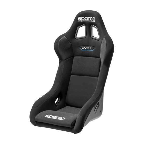 Sparco EVO L QRT Racing Seats, Black/Black Cloth w