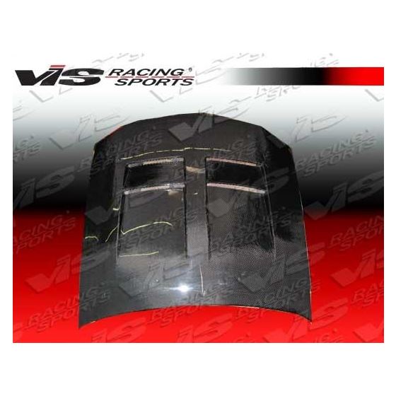 VIS Racing TSW Style Black Carbon Fiber Hood