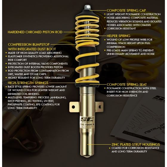 ST X Height Adjustable Coilover Kit for 2011+ Do-3