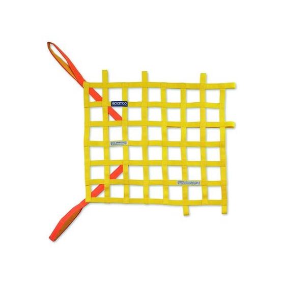 Sparco Window Net, Yellow, FIA Approved (002192FAG