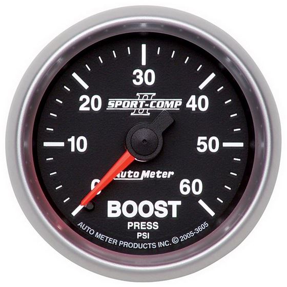 AutoMeter Sport-Comp II Mechanical 52mm 0-60 PSI M