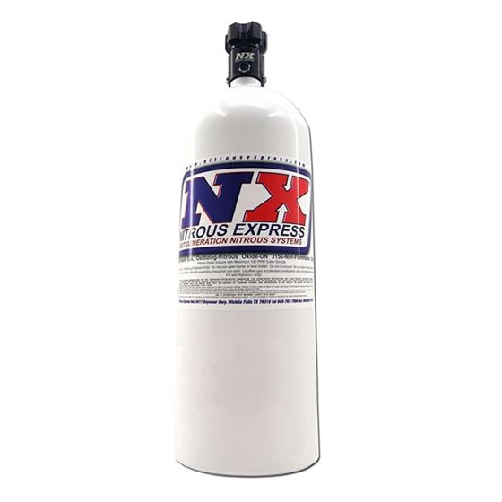 Nitrous Express 15lb Bottle w/Lightning 500 Valve