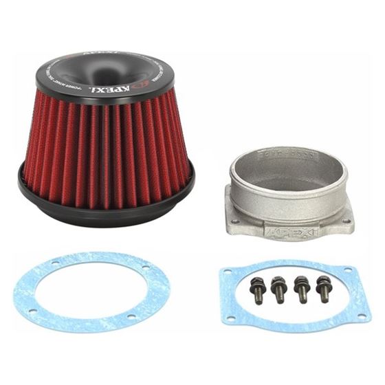 APEXi® 500-A030 - Power Round Straight Red Ai