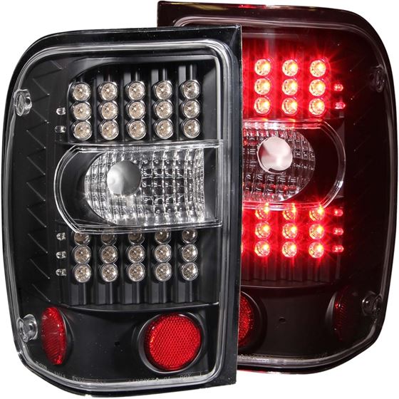 ANZO 2001-2011 Ford Ranger LED Taillights Black (3