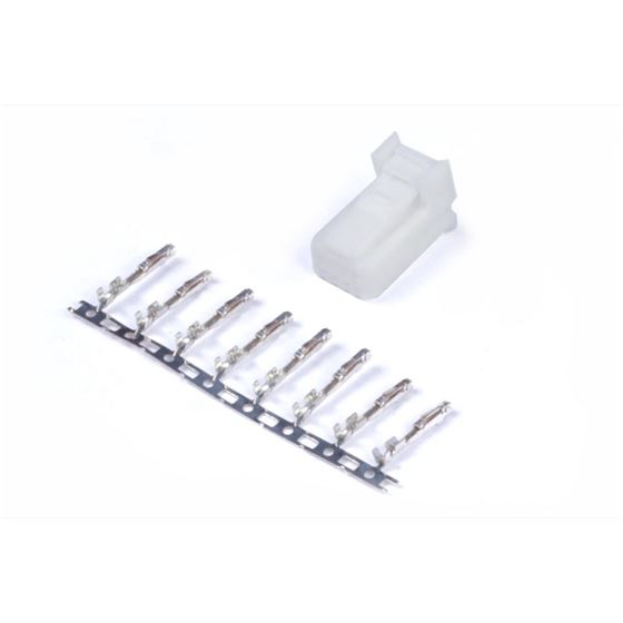 Haltech Plug and Pins Only 8 Pin TYCO White (HT-03