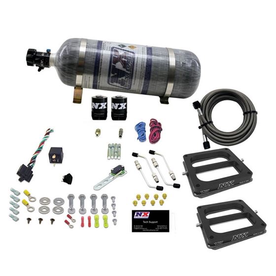 Nitrous Express Dual Dom/Gas Nitrous Kit (100-500H