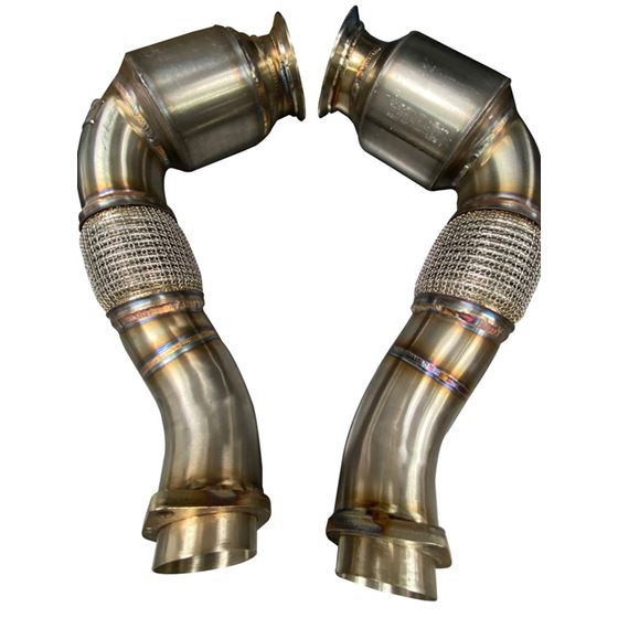 Active Autowerke S63 N63 Catted Downpipes V8 BM-3