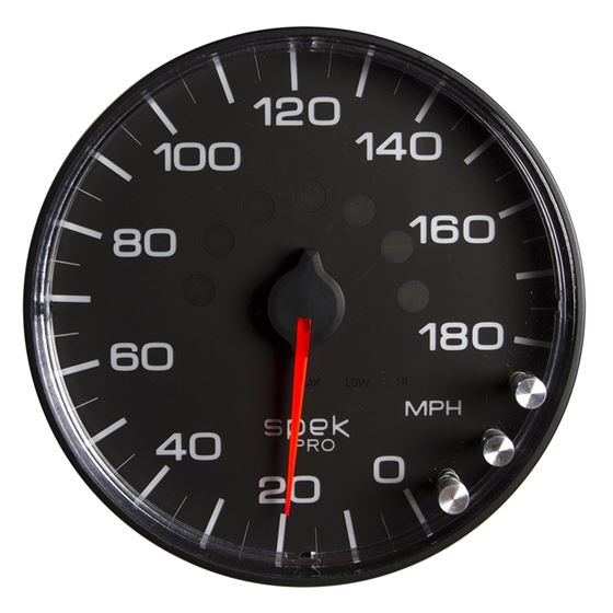 AutoMeter Spek-Pro Gauge Speedometer 5in 180 Mph E