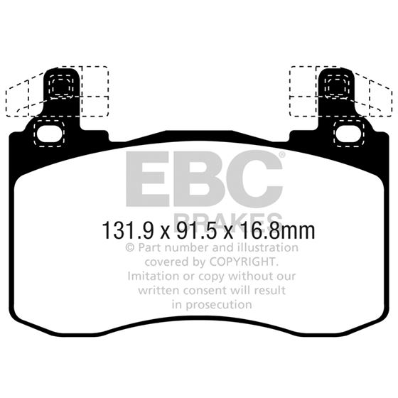 EBC Greenstuff 2000 Series Sport Brake Pads (DP-3