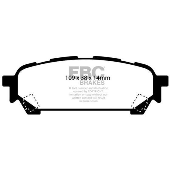 EBC Greenstuff 2000 Series Sport Brake Pads (DP-3