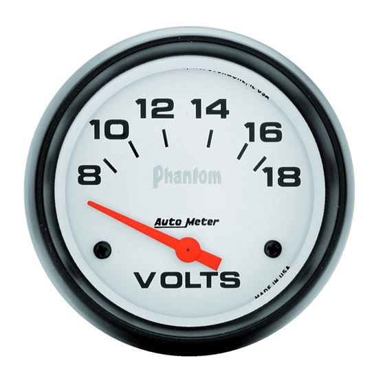 AutoMeter Phantom 2-5/8in 8-18V SSE Voltmeter(5891