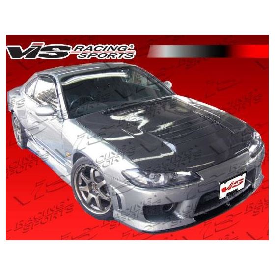 VIS Racing Drift Style Black Carbon Fiber Hood